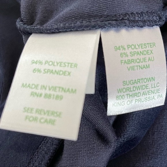 Lilly Pulitzer True Navy Velour Pants - Picture 7 of 8